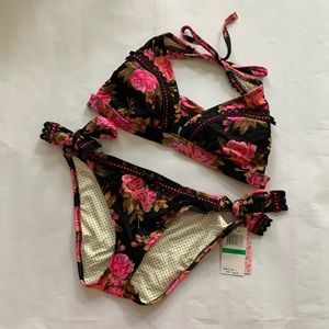 Betsy Johnson Chez Rose Bikini Sz D/L NWT